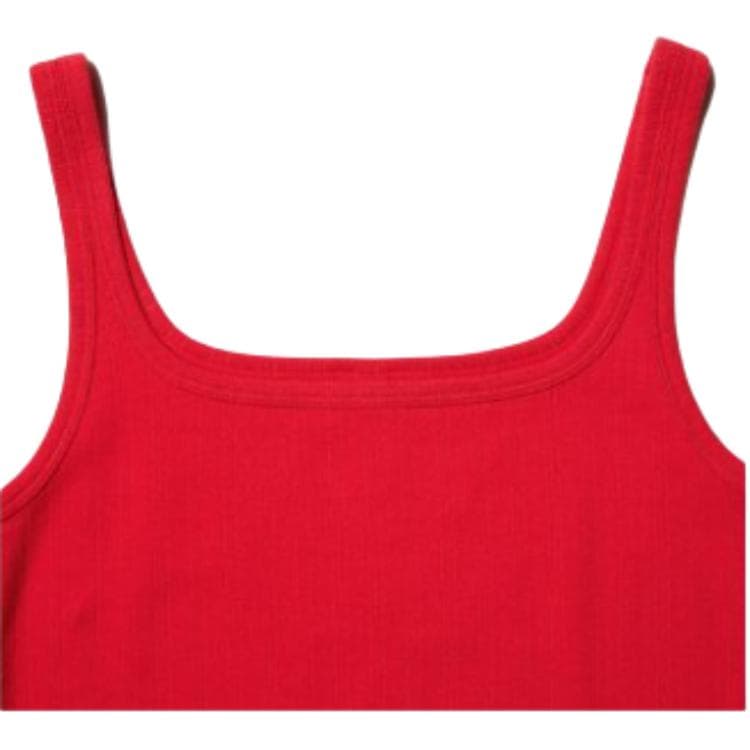 Майка UNIQLO SS26 Бордовый Женские Майки - изображение 2
