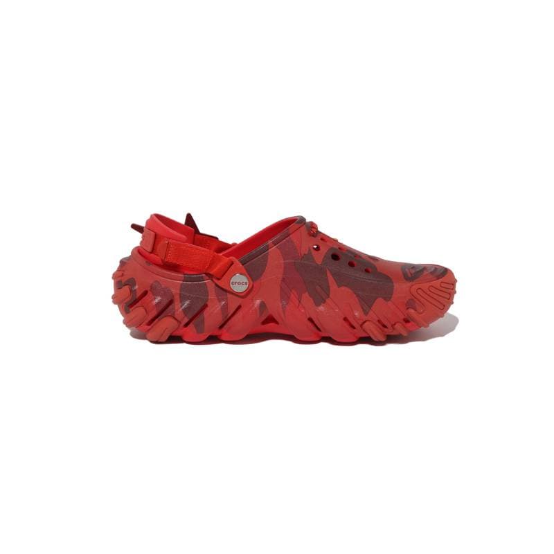 Сабо A BATHING APE X Crocs Echo M1 ЭВА Сабо Резиновые Мужские Красные - изображение 2