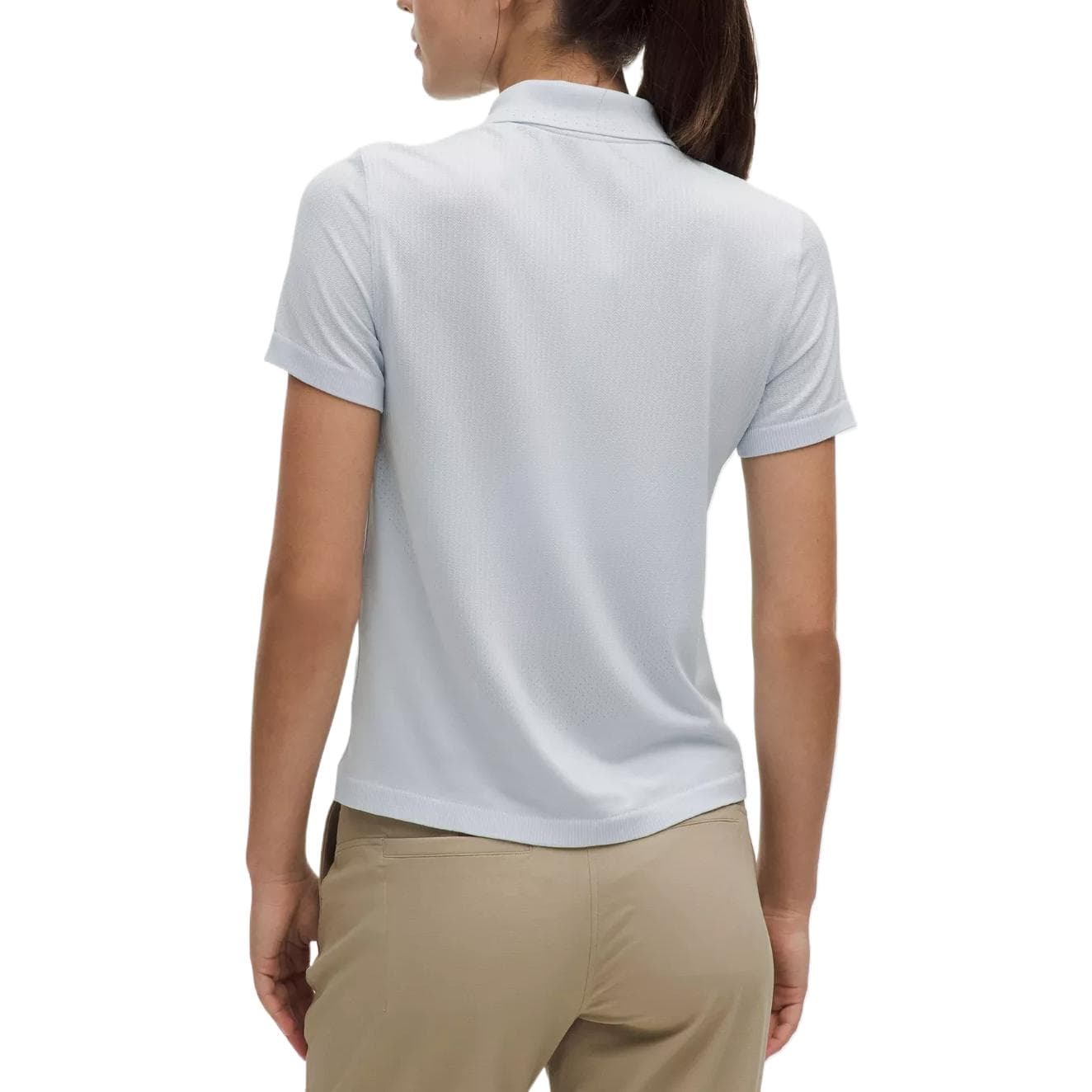 Lululemon SwiftlyPolo Распакованная Вязаная Гольф Рубашка Поло Женская - изображение 5