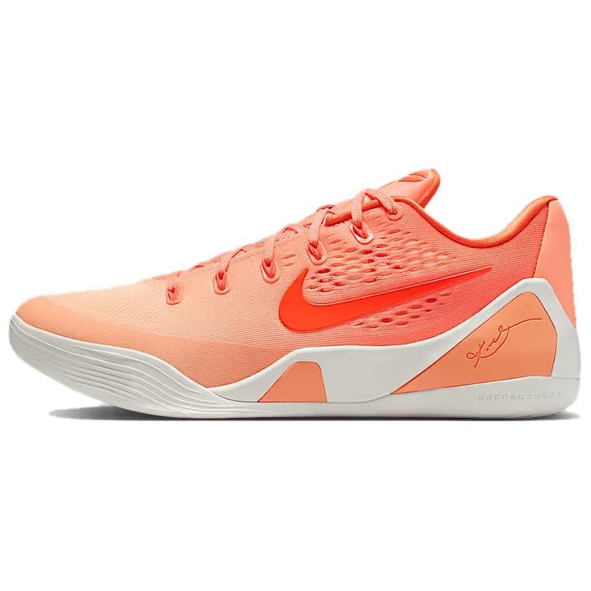 Кроссовки для баскетбола NIKE Kobe 9 Elite Ткань Oтскок Сцепление Low Топ Баскетбольные кроссовки Унисекс Апельсин - изображение 1