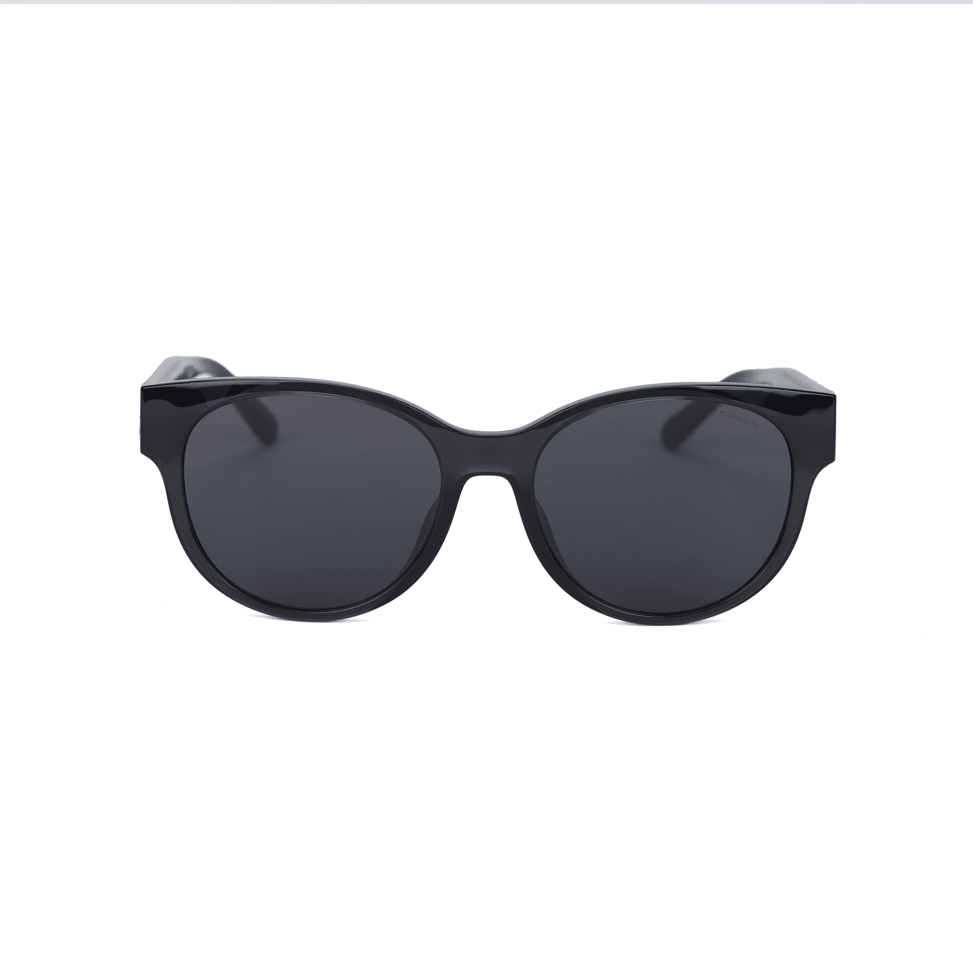 Солнцезащитные очки COACH OVAL SUNGLASSES Женские Черный - изображение 2