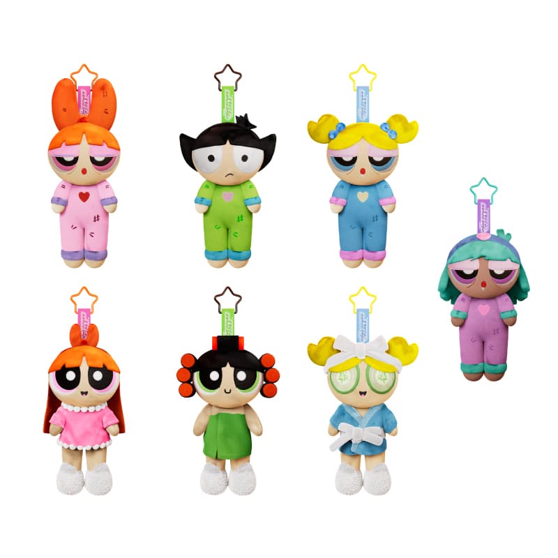 Фигурка SOAP STUDIO THE POWERPUFF GIRLS Удобное Время Плюшевый Украшение Слепые Коробки 1 Слепая Коробка Полная Коробка 6 Штук - изображение 6