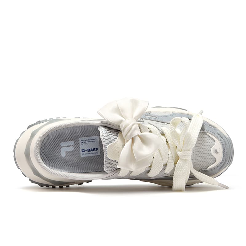 Кроссовки FILA FUSION BIANCO MULE Устойчивый к истиранию Дышащий Легкий Низкий Топ массивные кроссовки Женские - изображение 4
