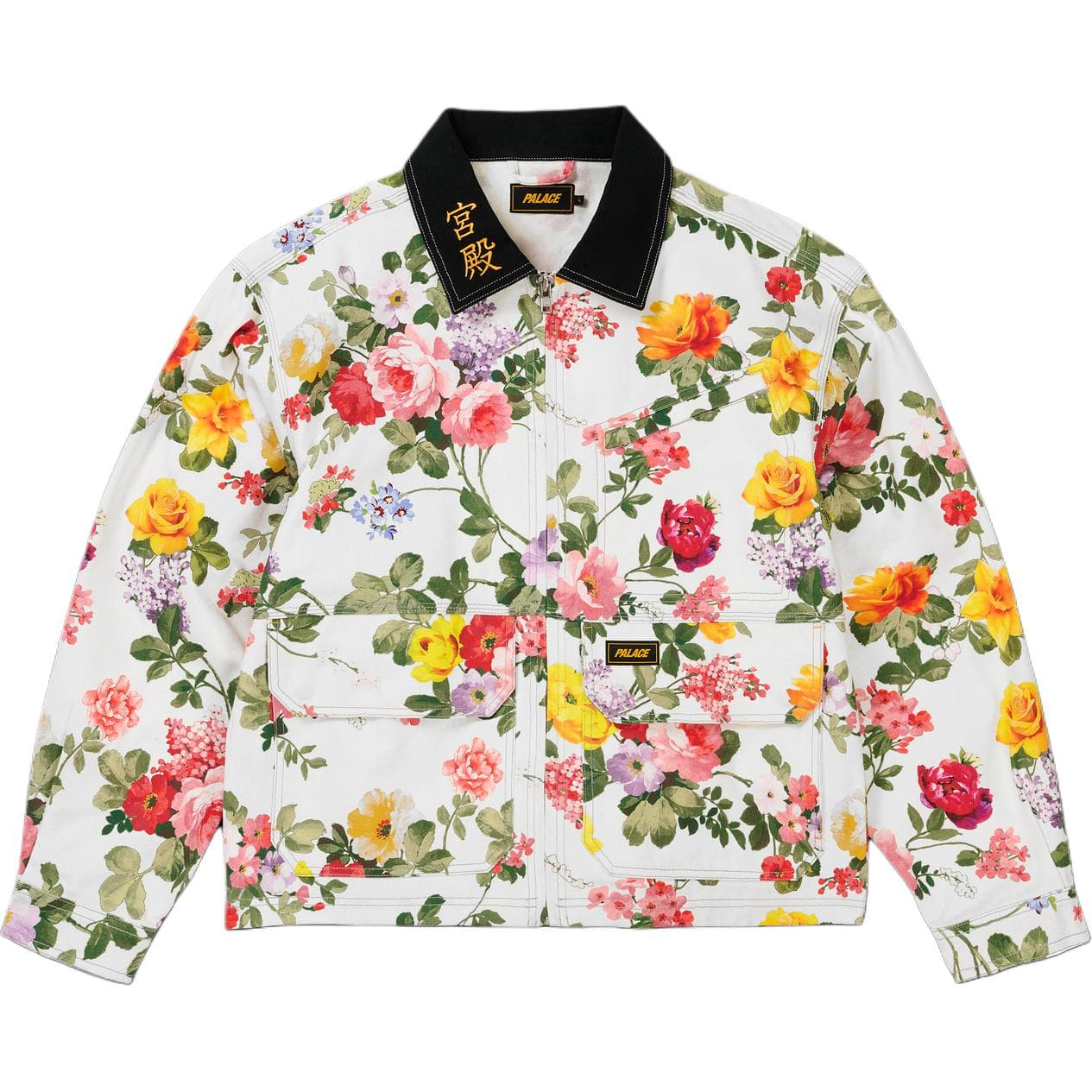 Куртка PALACE SS26 WORKER JACKET FLOWERS - изображение 1