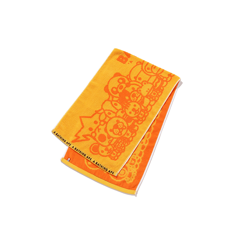 A BATHING APE Банные полотенца Yellow - изображение 3