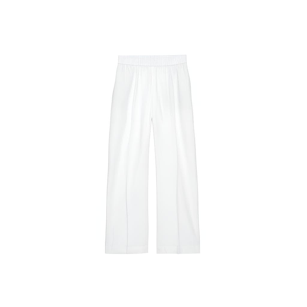 Штаны ZARA Морозный Белый Женские Повседневные Штаны - изображение 1