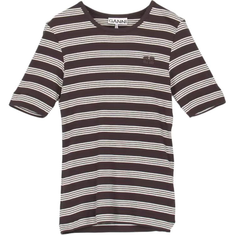 Футболка GANNI Logo SS26T - изображение 1