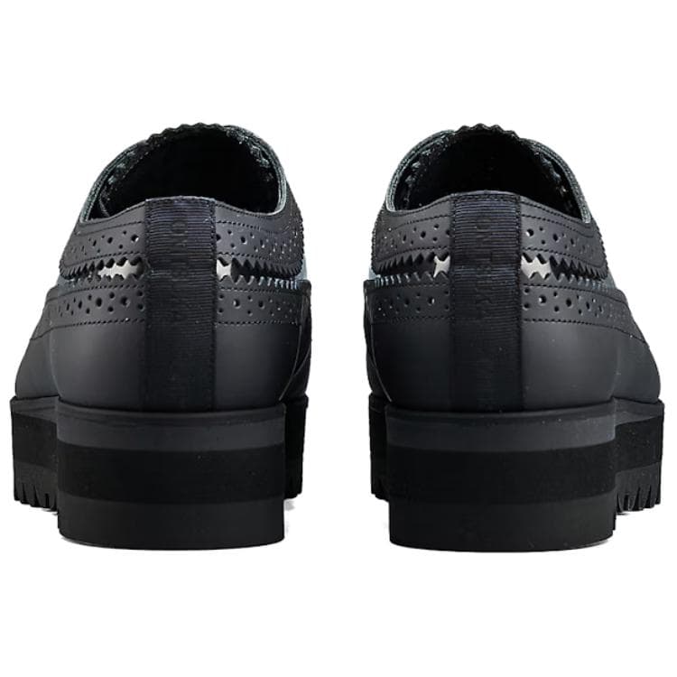 Onitsuka Tiger BROGUE Кожа Повседневные кожаные туфли Женские Черный - изображение 4