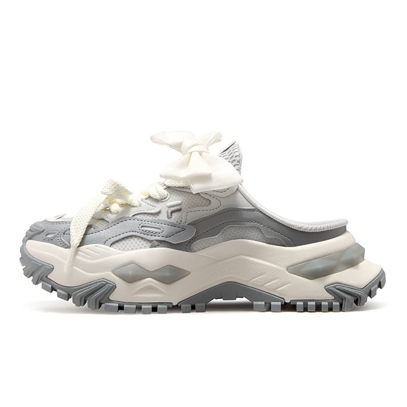Кроссовки FILA FUSION BIANCO MULE Устойчивый к истиранию Дышащий Легкий Низкий Топ массивные кроссовки Женские - изображение 1