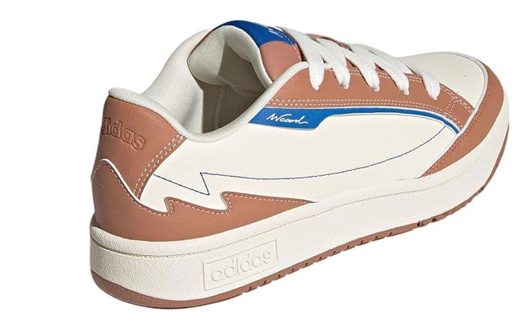Кроссовки Adidas Neo W Card противоскользящая устойчивая к истиранию низкий топ обувь для скейтбординга унисекс бежевый коричневый - изображение 4