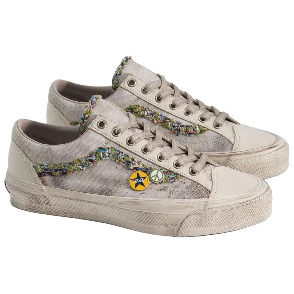 Кроссовки Vans Premium old skool 36 Low Топ Скейтборд Обувь Мужской Белый - изображение 2