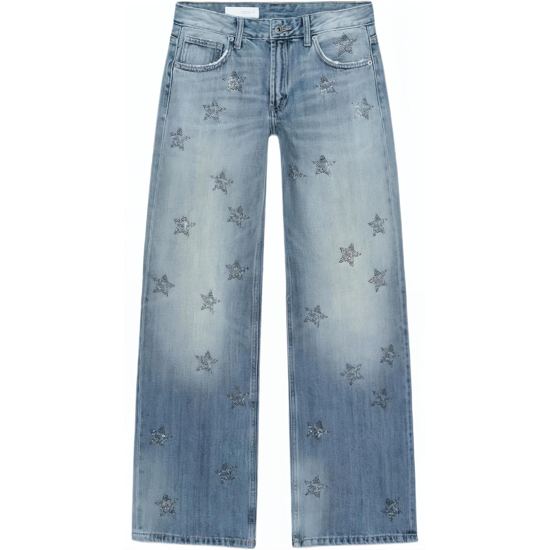 Джинсы ZARA Trf Blue Women's Jeans ZARA Trf Синий Женские Джинсы - изображение 1