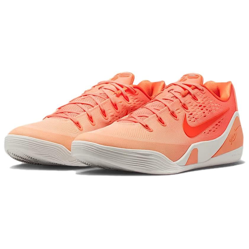 Кроссовки для баскетбола NIKE Kobe 9 Elite Ткань Oтскок Сцепление Low Топ Баскетбольные кроссовки Унисекс Апельсин - изображение 3
