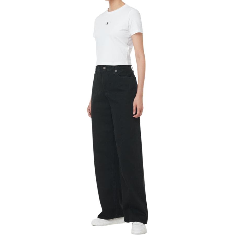 Джинсы Calvin Klein Черные Женские Джинсы - изображение 4