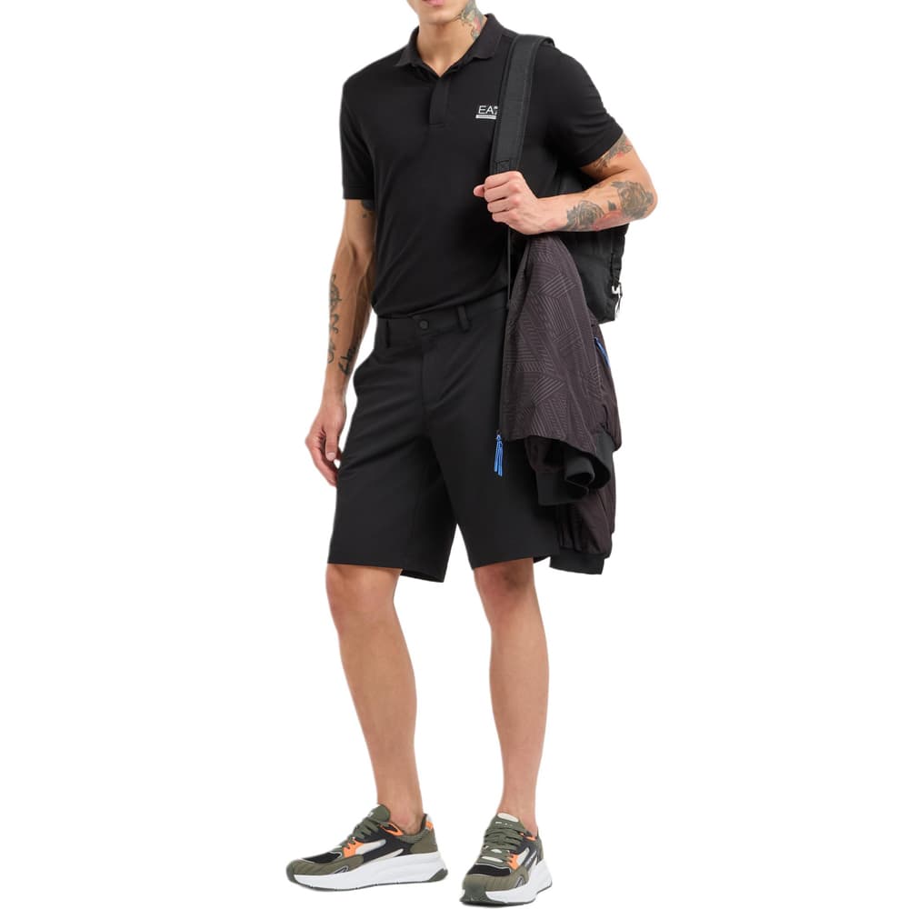 Шорты Emporio Armani EA7 Golf Pro Shorts Black - изображение 4