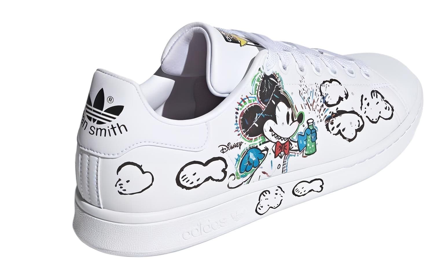 Кроссовки adidas Stan Smith x Disney White Black - изображение 3
