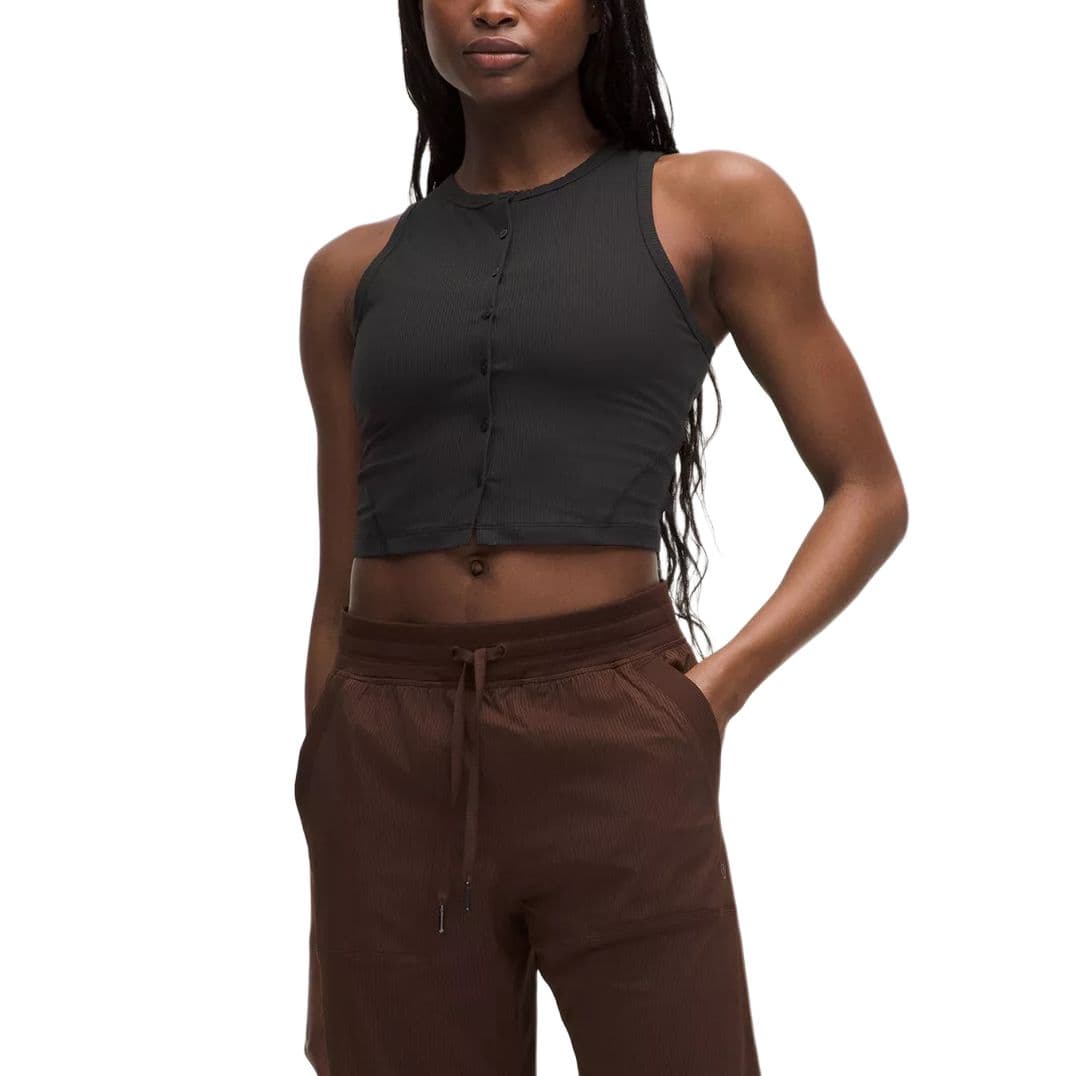 Lululemon Йога Топ Женский Черный BLK - изображение 4