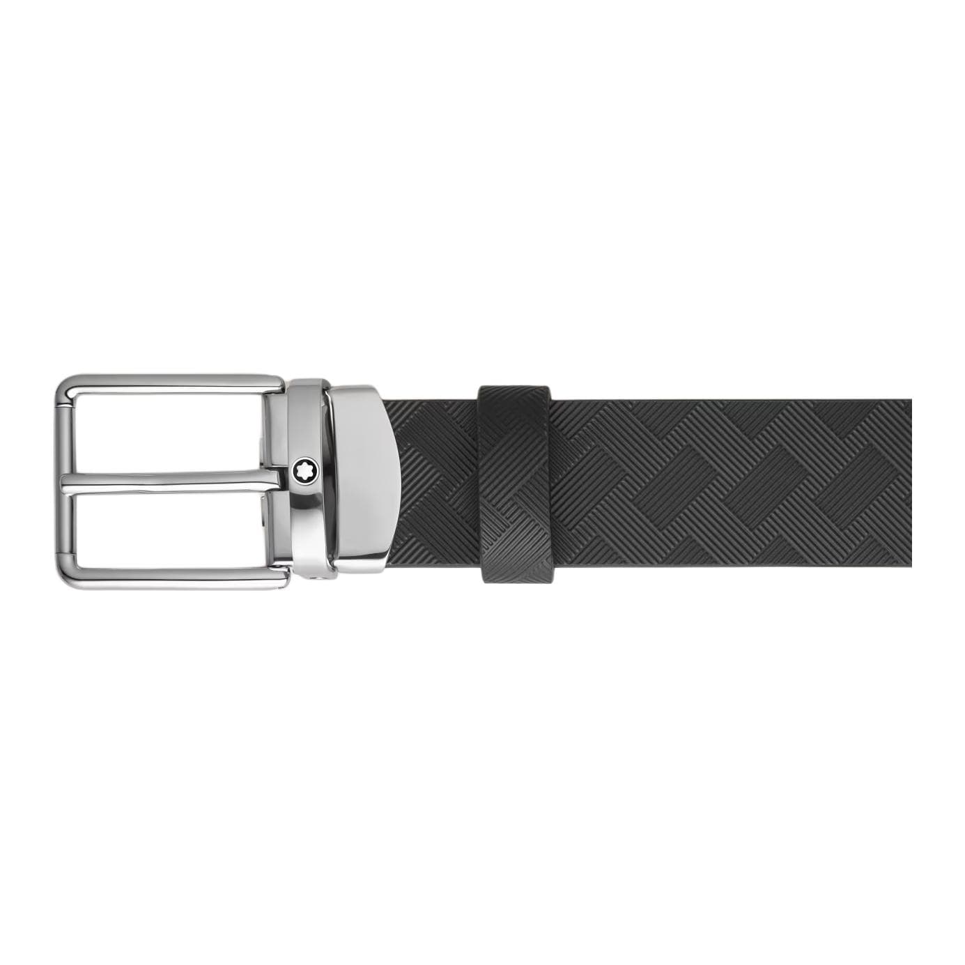 Ремень MONTBLANC Ремни из коровьей кожи унисекс черные ширина 3 см - изображение 3