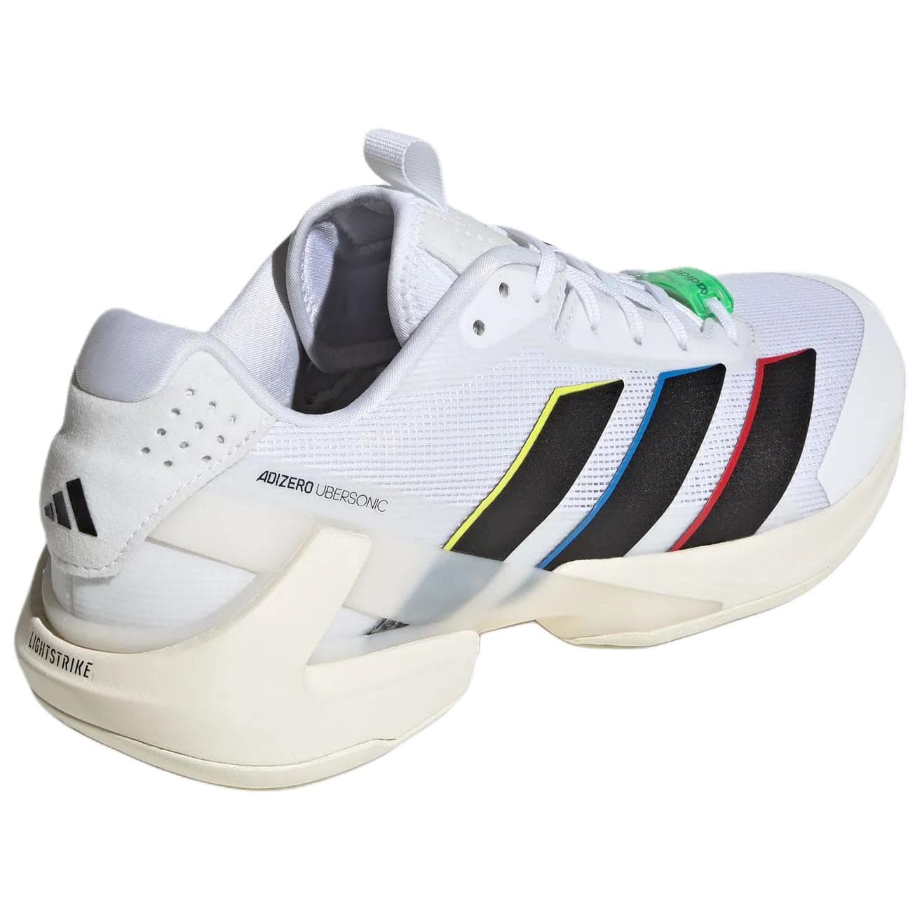 Кроссовки для тенниса Adidas Adizero Ubersonic 5 Low Топ Теннисные Кроссовки Мужские Белые Черные - изображение 4