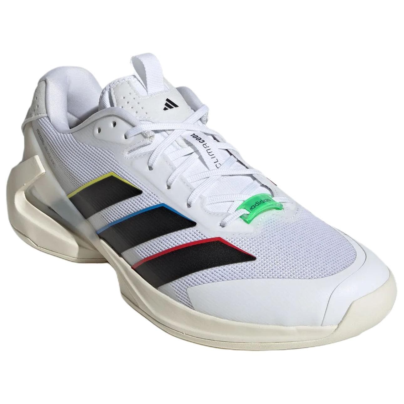 Кроссовки для тенниса Adidas Adizero Ubersonic 5 Low Топ Теннисные Кроссовки Мужские Белые Черные - изображение 3