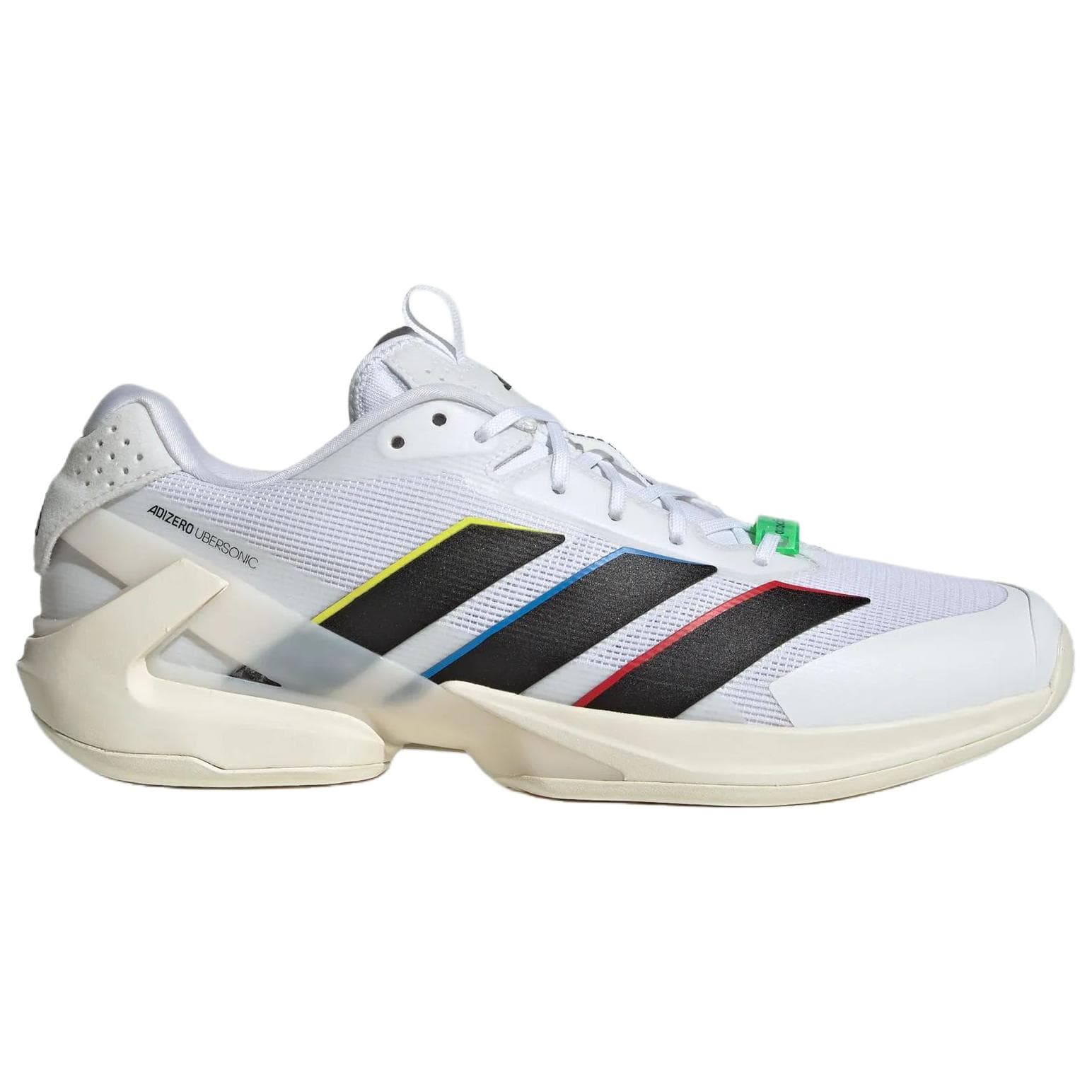 Кроссовки для тенниса Adidas Adizero Ubersonic 5 Low Топ Теннисные Кроссовки Мужские Белые Черные - изображение 2