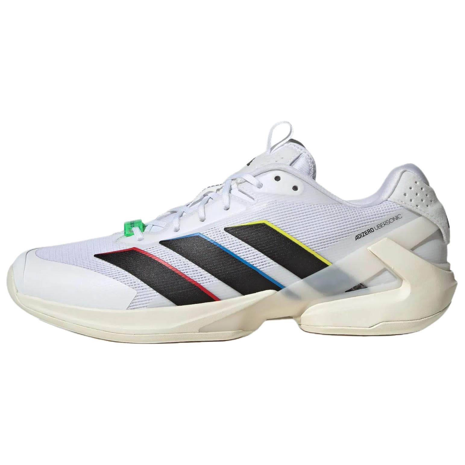 Кроссовки для тенниса Adidas Adizero Ubersonic 5 Low Топ Теннисные Кроссовки Мужские Белые Черные - изображение 1
