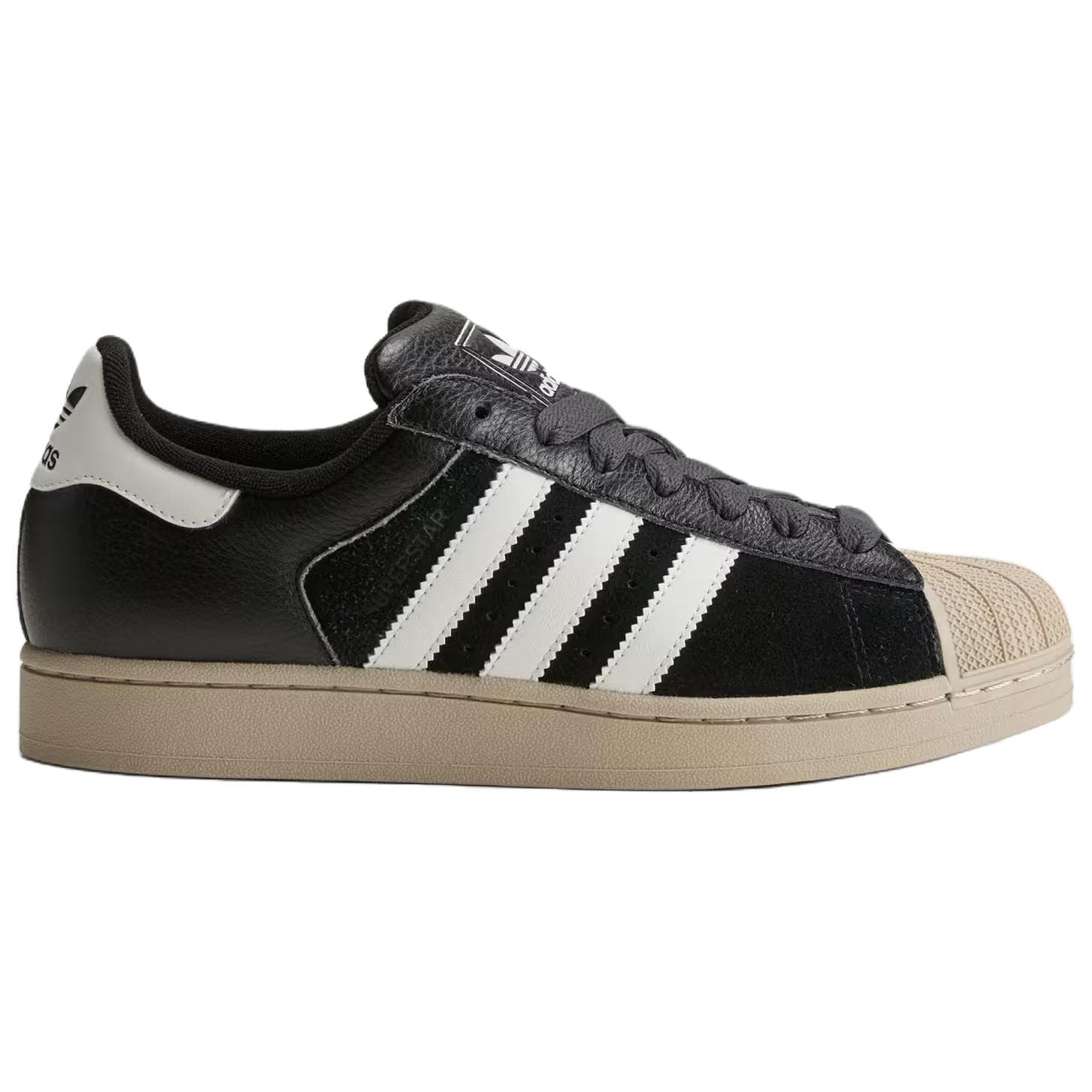 Кроссовки Adidas Originals SUPERSTAR 2 Лоу-топы Скейтборд Обувь Унисекс Черный - изображение 2