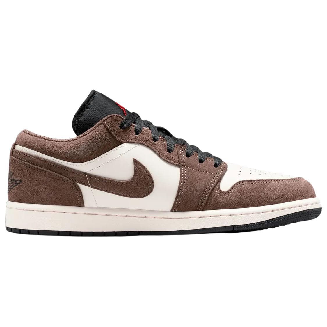 Ретро баскетбольные кроссовки Jordan Air Jordan 1 Low Топ Ретро-баскетбольные кроссовки Унисекс Белый-коричневый - изображение 2
