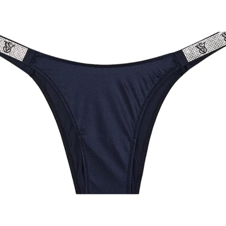 Трусы Victoria's Secret PINKVERY SEXY Double Shine Strap Lace Brazilian PantyB 1 - изображение 2