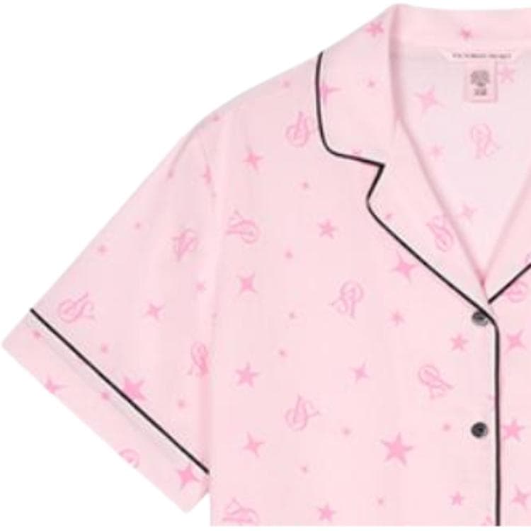 Пижама Victoria's Secret Пижамный комплект Magic Цветочный Женский Star Whisper Розовый - изображение 2