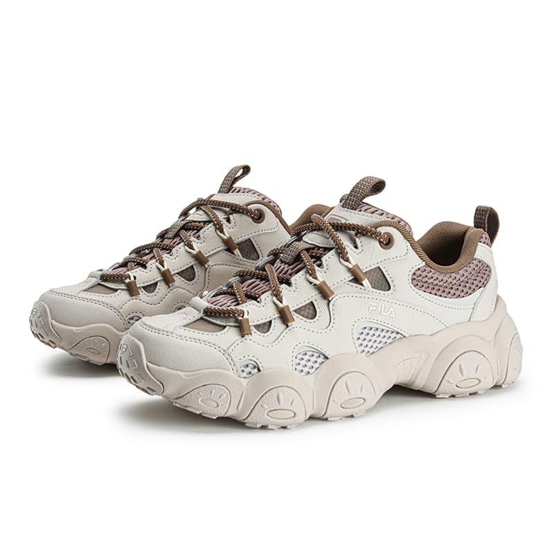 Кроссовки FILA FLUID 7 противоскользящие дышащие легкие увеличивающие высоту низкие массивные кроссовки женские - изображение 3