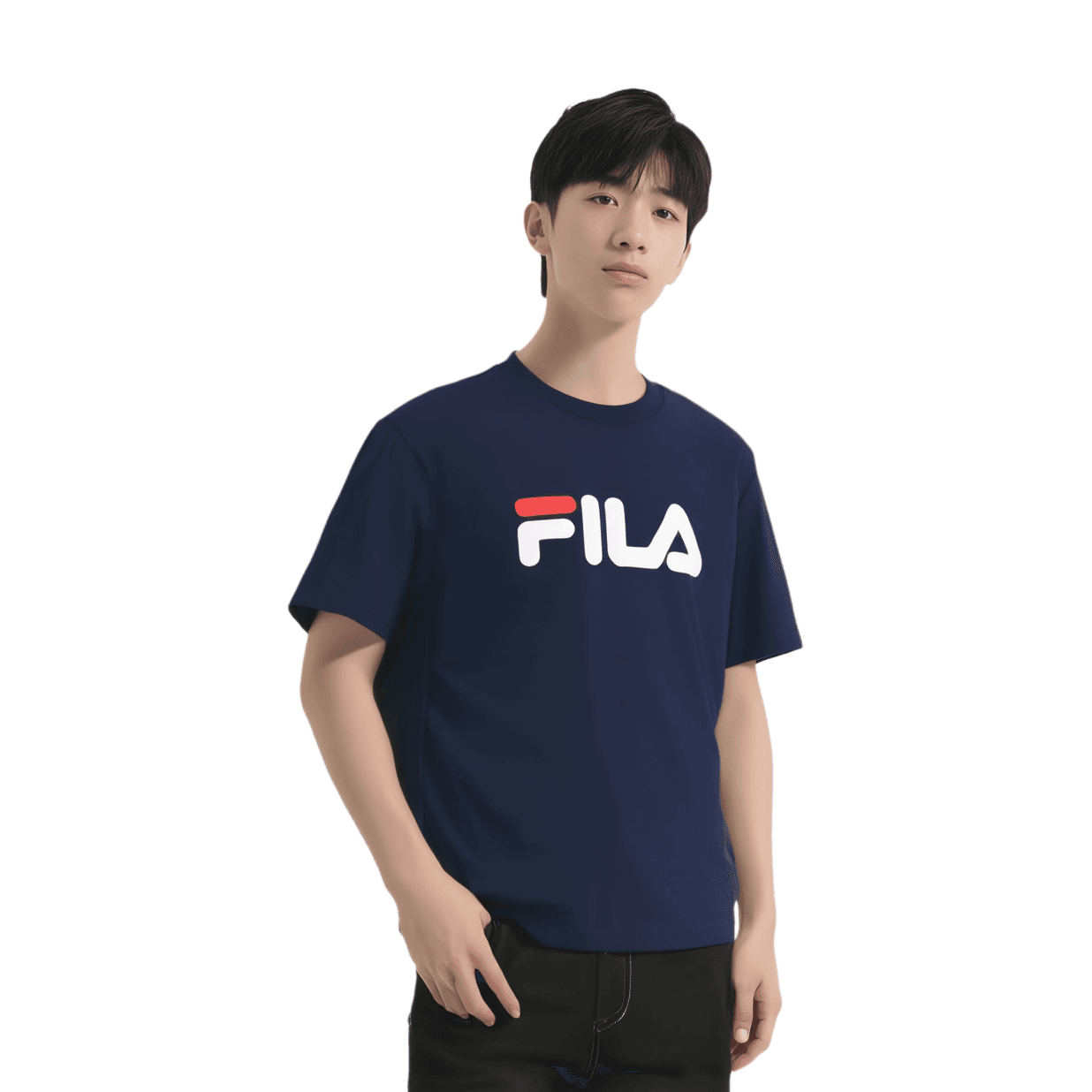 Футболка FILA Темно-синяя унисекс футболка - изображение 3