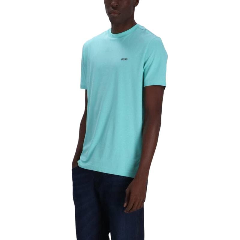 Футболка Hugo Boss Зеленые Мужские T-рубашки - изображение 4