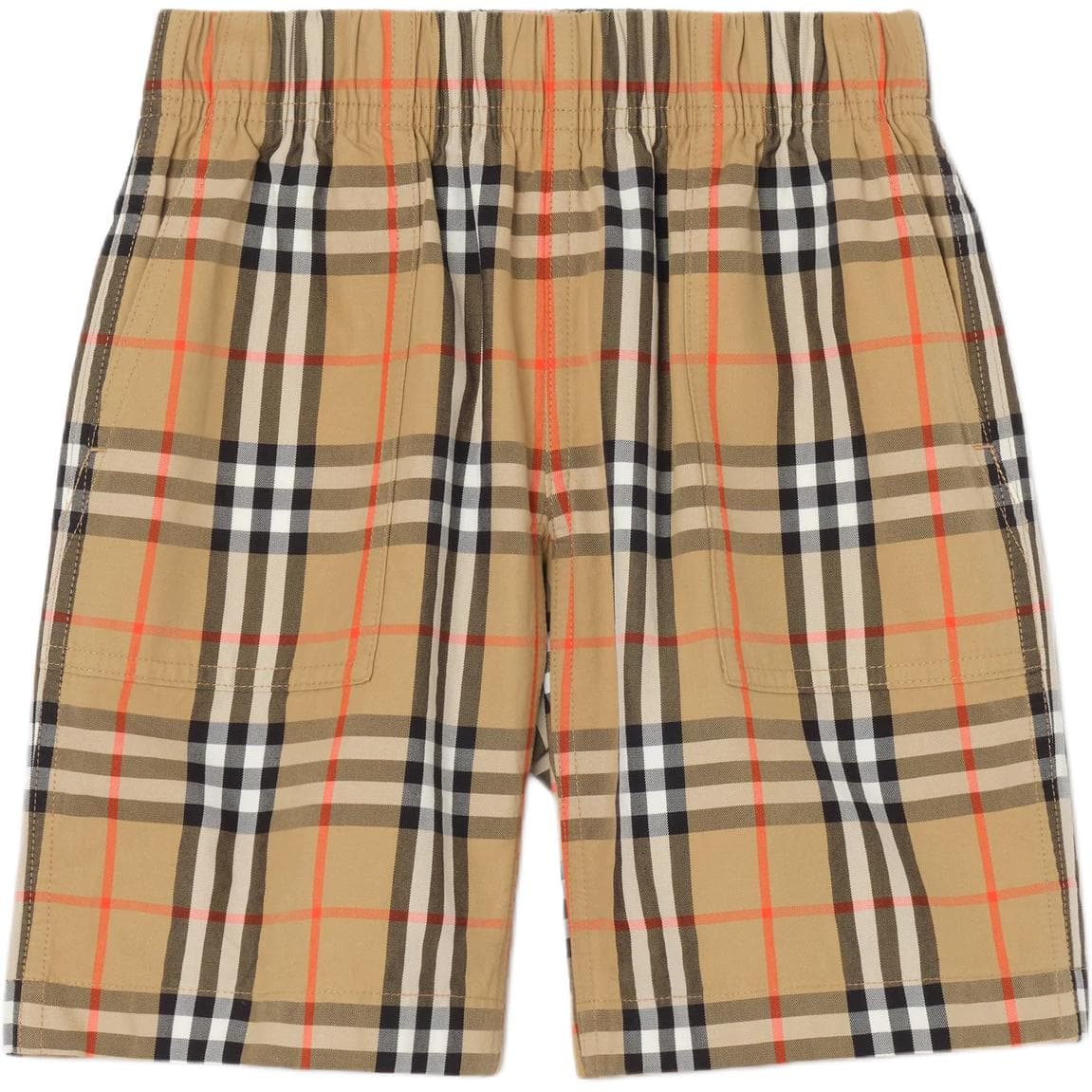 Burberry Песочно-бежевые Kids Шорты - изображение 1