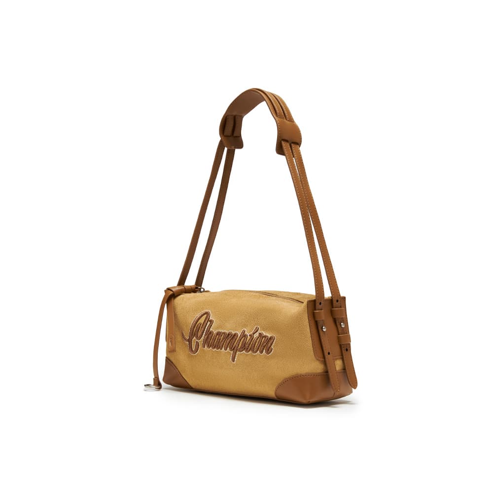 Сумка через плечо Champion Синтетическая кожа Crossbody сумка Стандартная (Standard) Унисекс Темно-серый Светло-коричневый - изображение 2