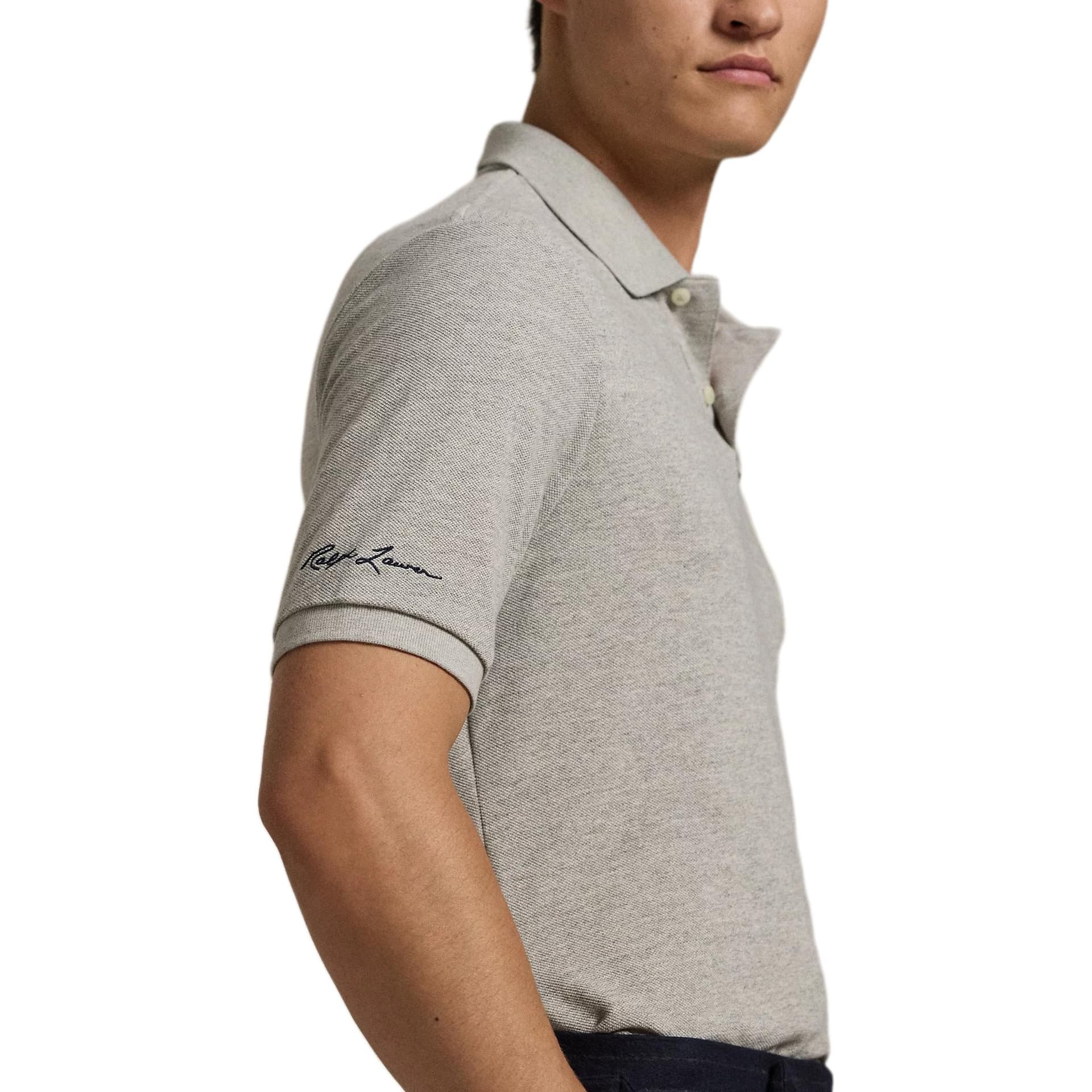 Поло Polo Ralph Lauren X Yankees Polo Классическая версия Мужской Атик Серый - изображение 5