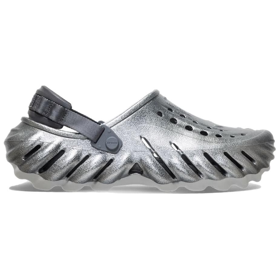 Сабо Crocs Echo Clog Сабо из резины Унисекс Серебряный - изображение 2