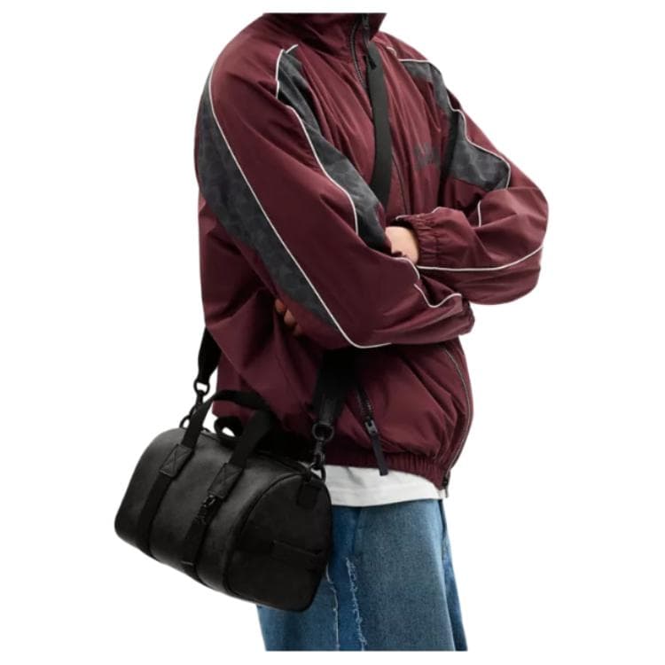 Сумка COACH Explorer Покрытие Холст Сумка Большая Мужская Матовый Черный - изображение 5