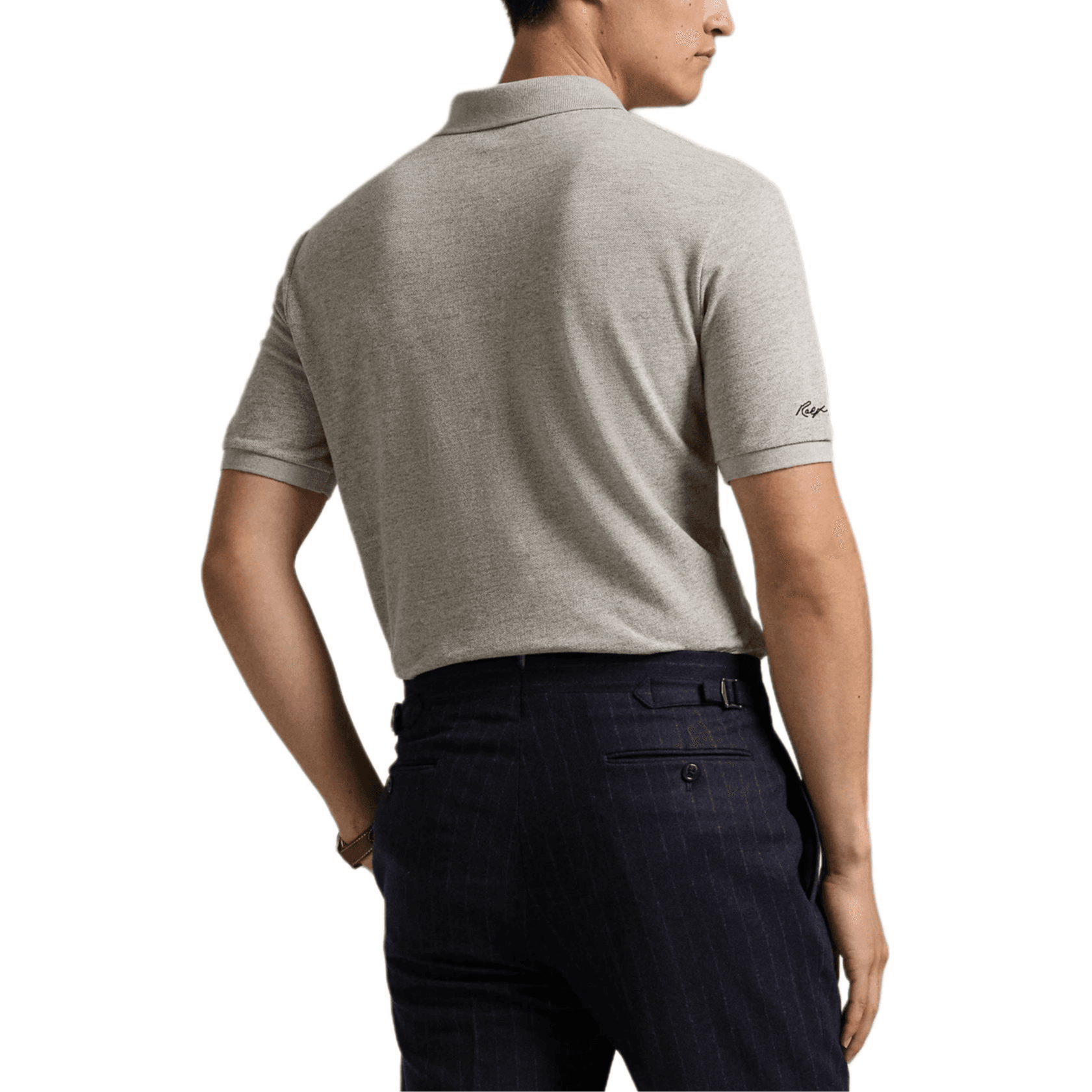 Поло Polo Ralph Lauren X Yankees Polo Классическая версия Мужской Атик Серый - изображение 4