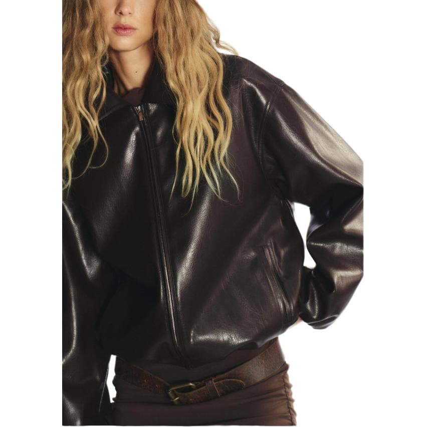 Куртка ZARA Шоколад Женские Куртки - изображение 3