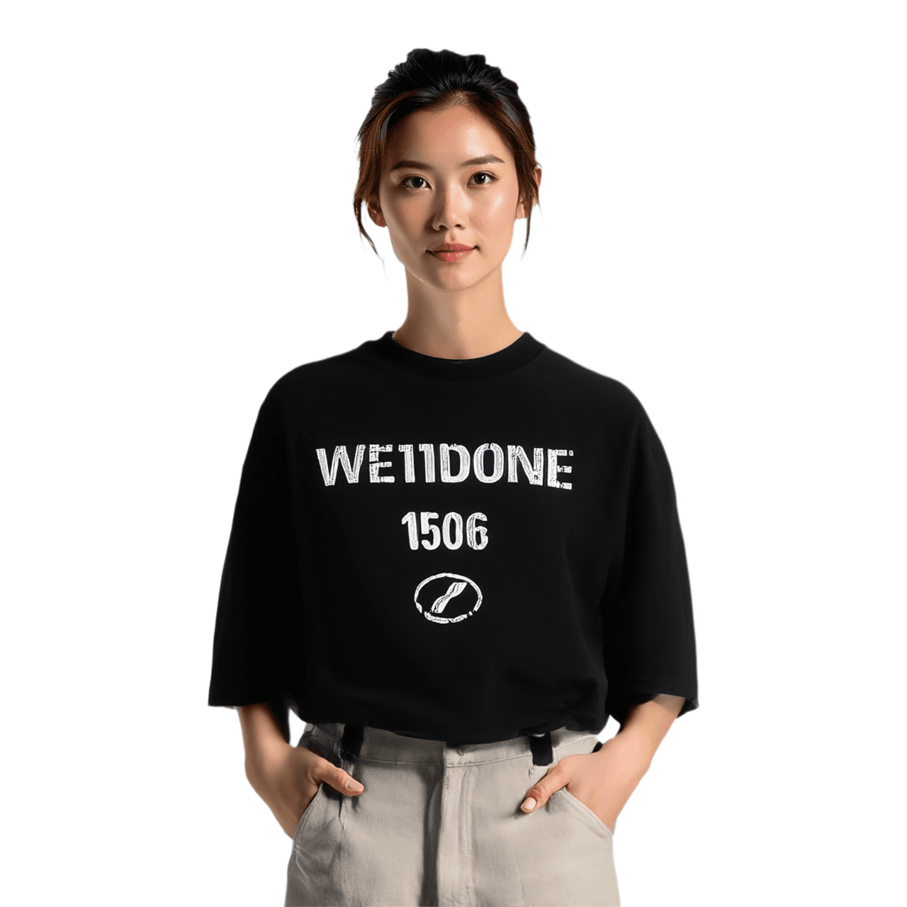 Футболка WE11DONE SS25 LOGOT - изображение 3