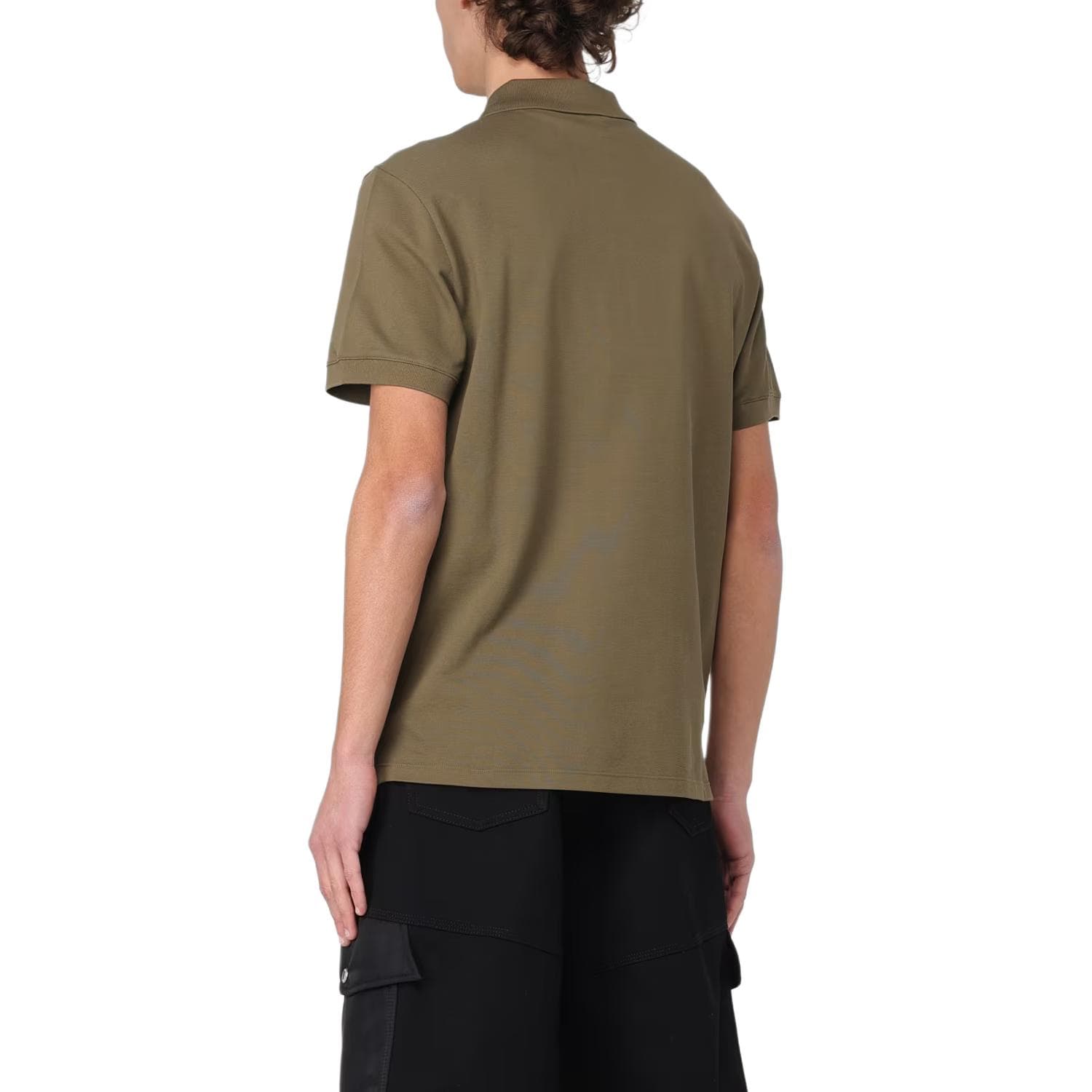 Поло Alexander McQueen Mcqueen Graffiti Polo In Deep Khaki Polo - изображение 4