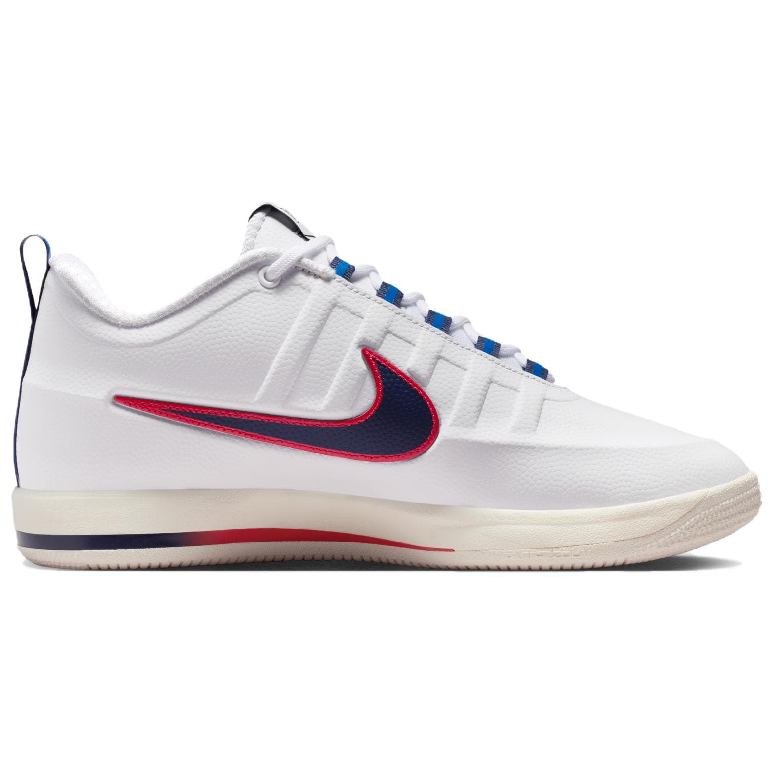 Кроссовки для баскетбола Nike Book 2 Отскок Сцепление Баскетбольные кроссовки Мужской Белый Красный - изображение 2