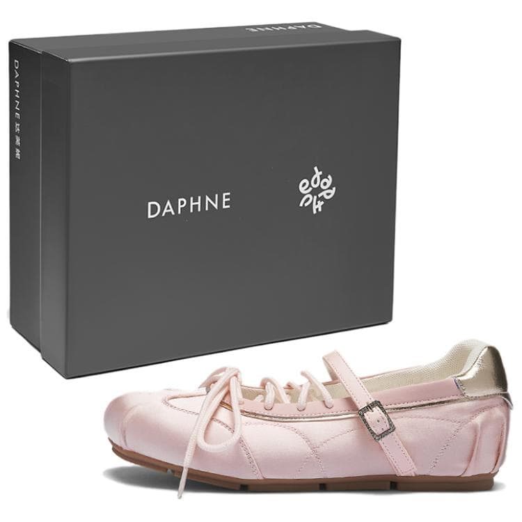 Daphne PU (полиуретан) текстиль грубый каблук туфли Мэри Джейн 3 см женские - изображение 1