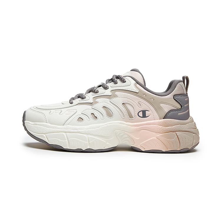 Кроссовки Champion Low Top массивные кроссовки женские Молочно-белый Бархат Светло-коричневый - изображение 1