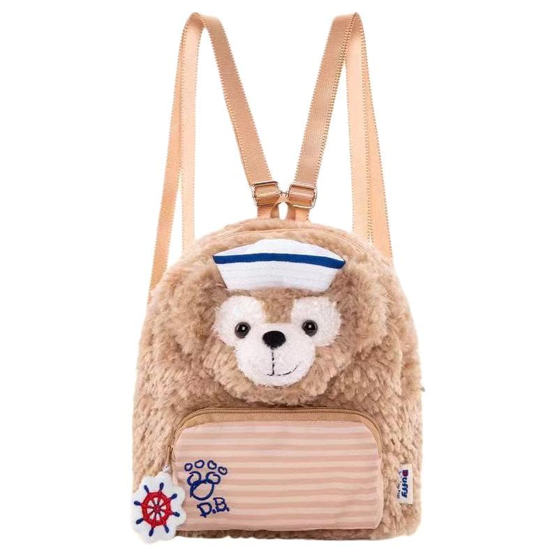 Рюкзак Коллекция Disney Duffy и Friends Полиэстер Полиэстерный Рюкзак Унисекс Коричневый - изображение 1