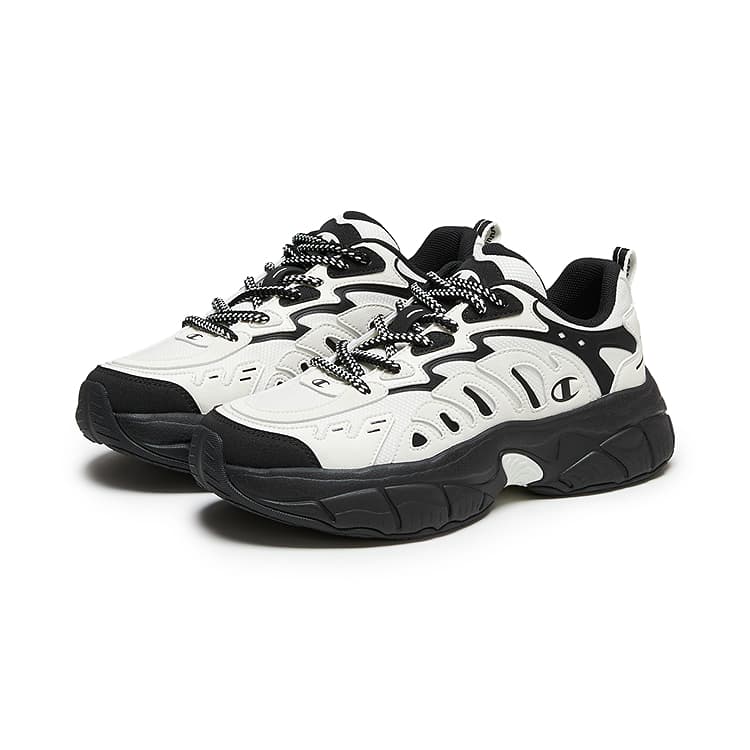 Кроссовки Champion Low Top Massive Sneakers Мужские Молочно-белый Черный - изображение 3