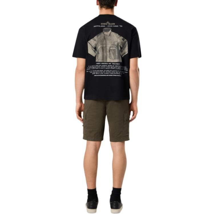 Футболка Stone Island T-Shirt Black - изображение 3