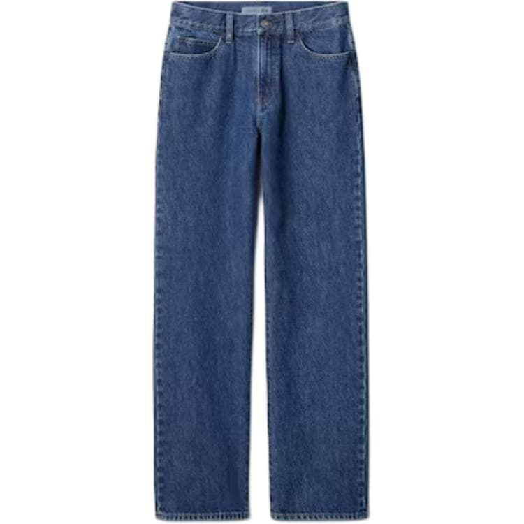 Джинсы UNIQLO Blue Women's Jeans UNIQLO Синий Женские Джинсы - изображение 2