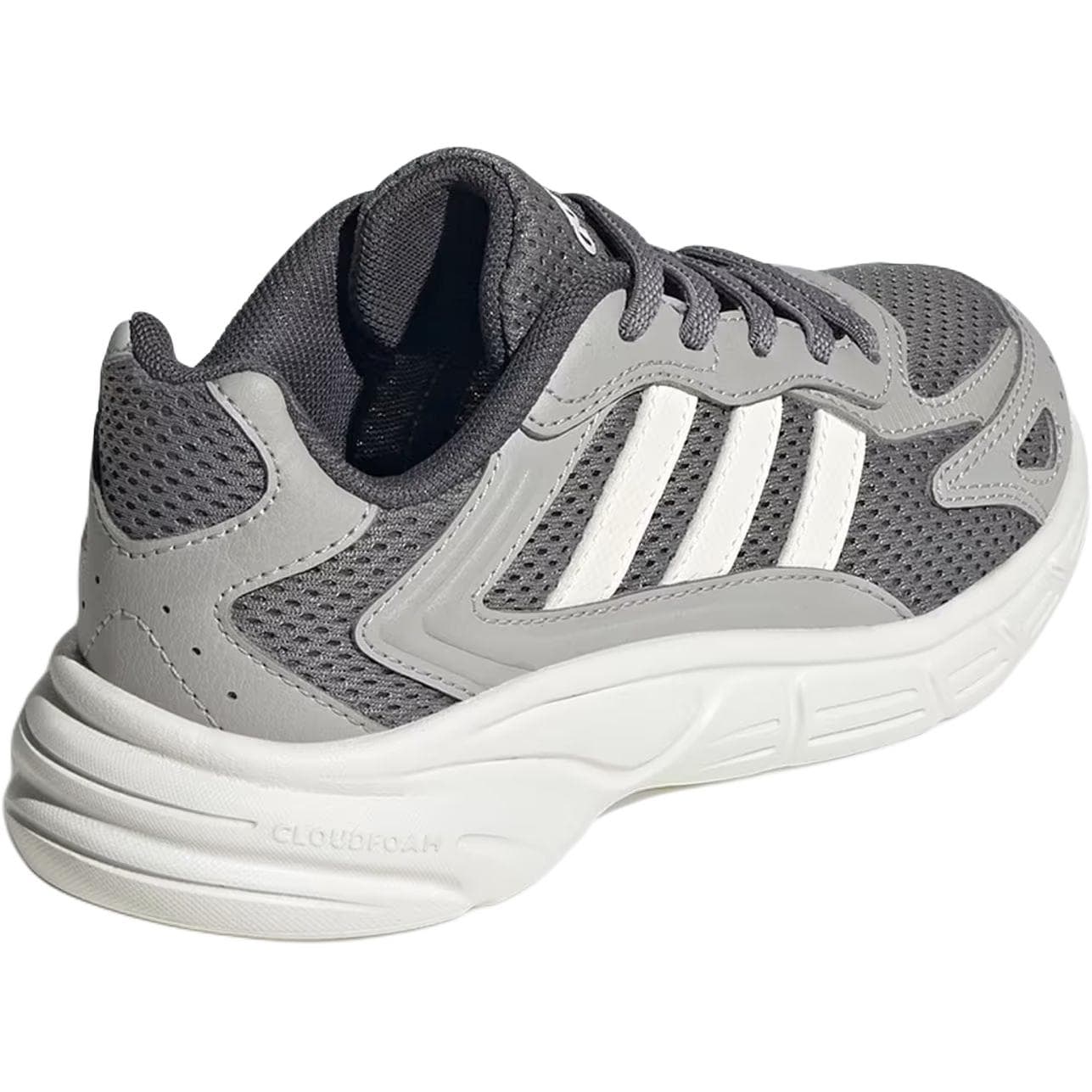 Кроссовки Adidas ECLYPTIX 2000 Устойчивый к истиранию Дышащие Низкие Кроссовки для Бега Серый Белый Детские - изображение 4